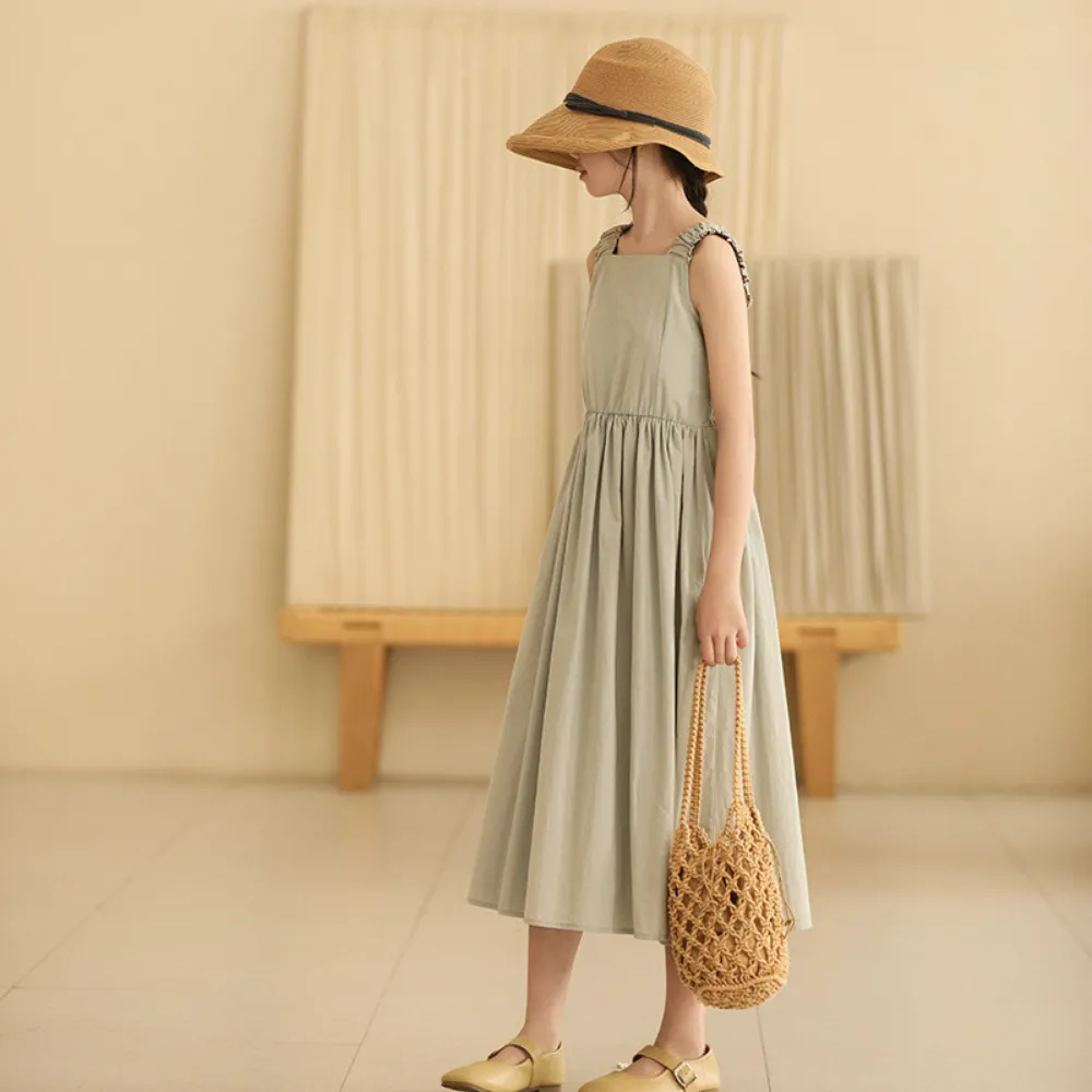 打揽背心裙 Breeze Shirred Midi Dress