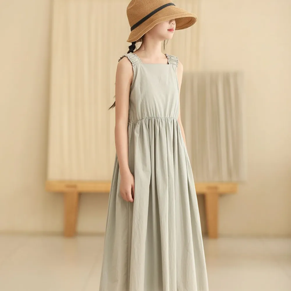 打揽背心裙 Breeze Shirred Midi Dress