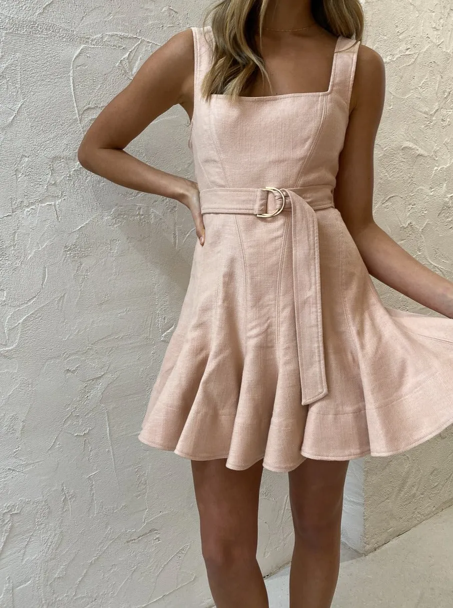 Acler Regal Dress in Apricot
