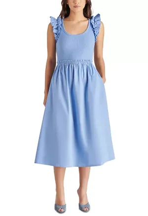 Adela Dress-Azure Blue