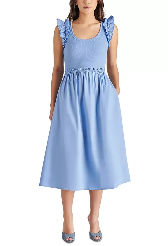 Adela Dress-Azure Blue