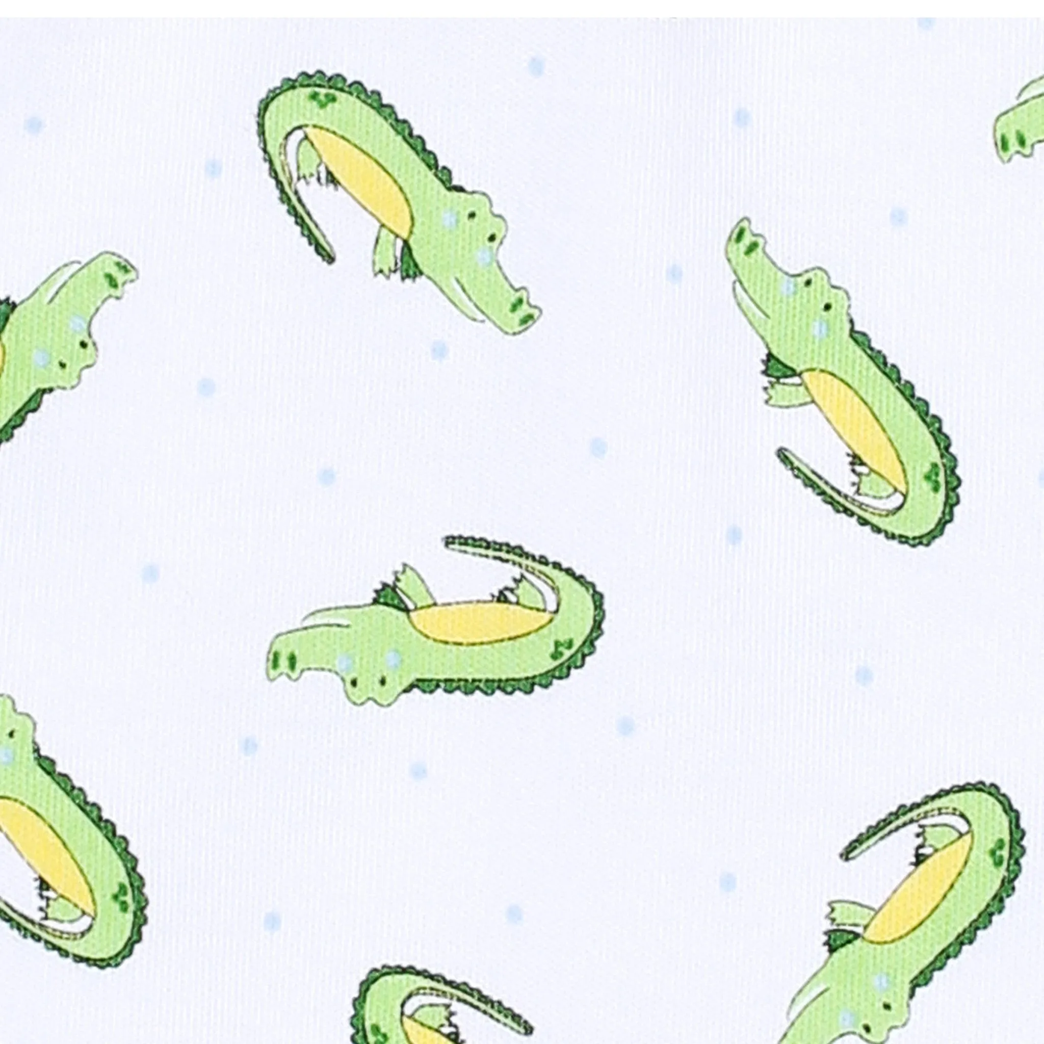 Alligator Friends Blue Print Footie