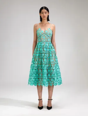 Aqua Azaelea Lace Midi Dress