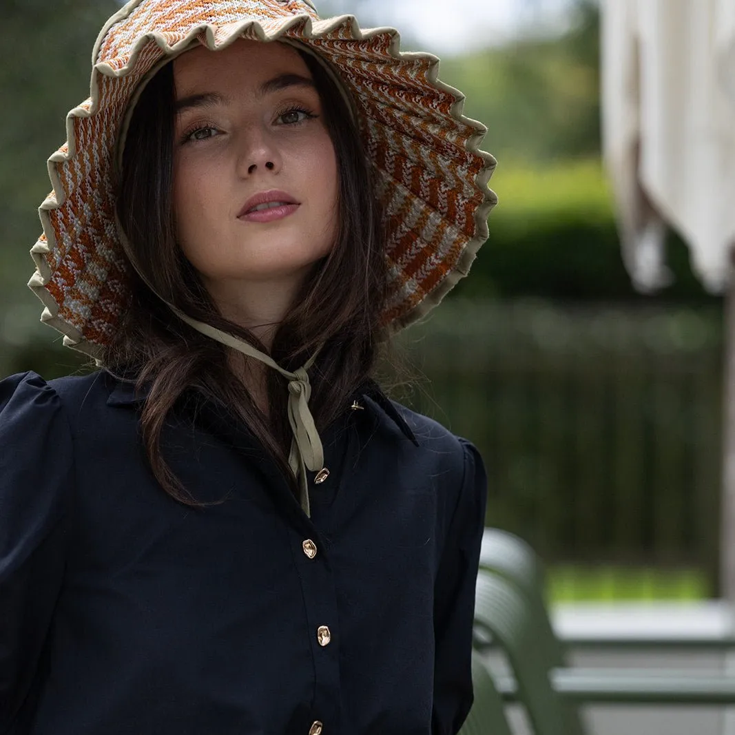 Black Cotton Shirt Dress