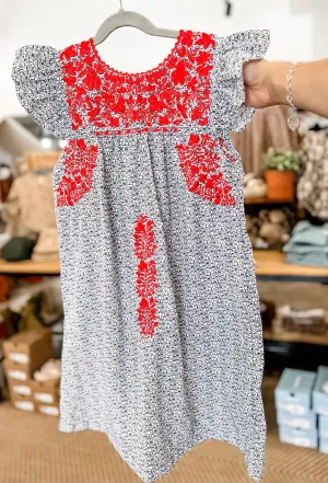 Black   Red Game Day Dress || Tailgate Collection