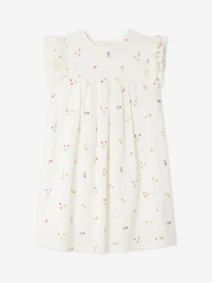 Bonpoint Girls Florentine Dress in White