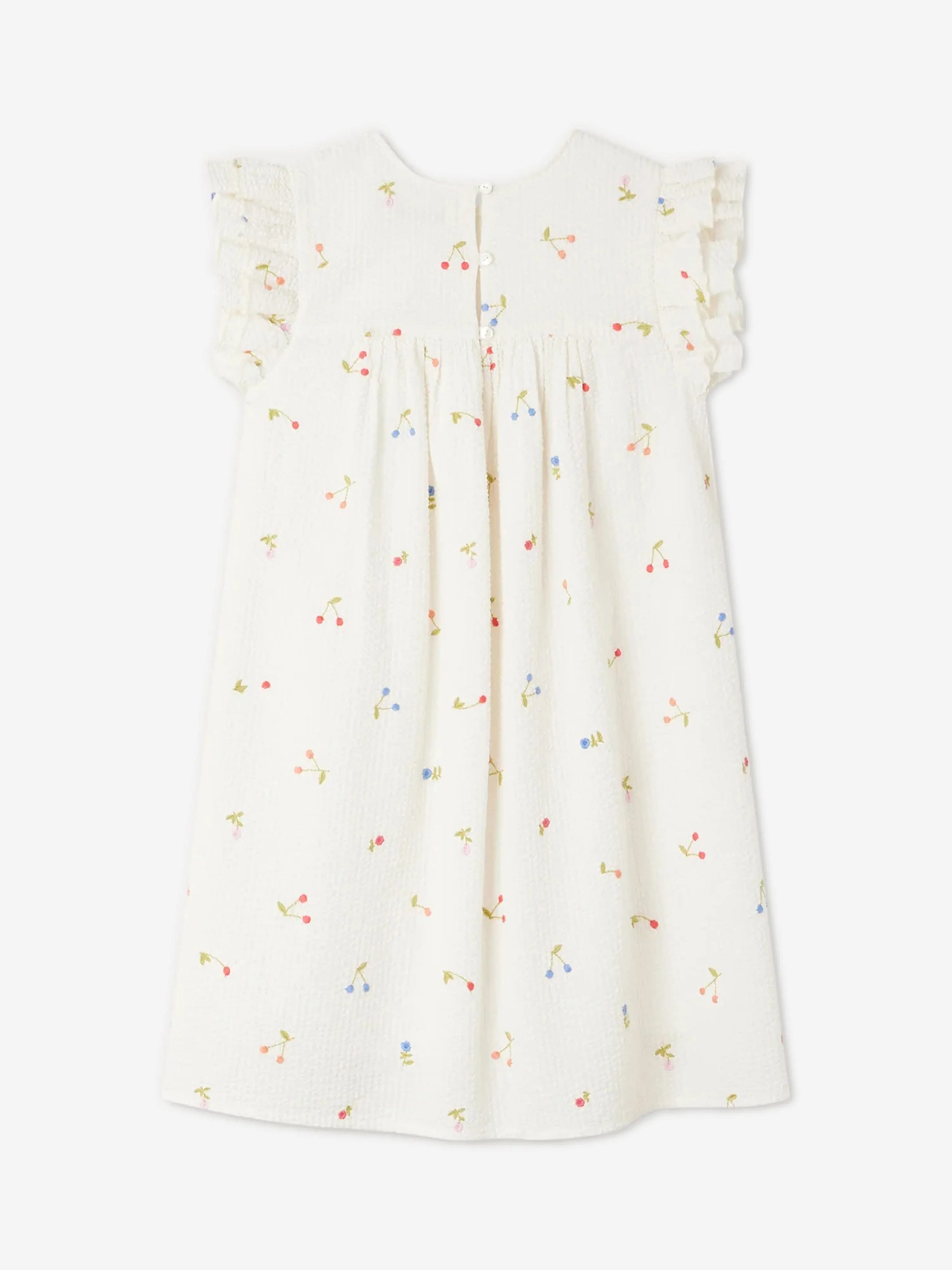 Bonpoint Girls Florentine Dress in White