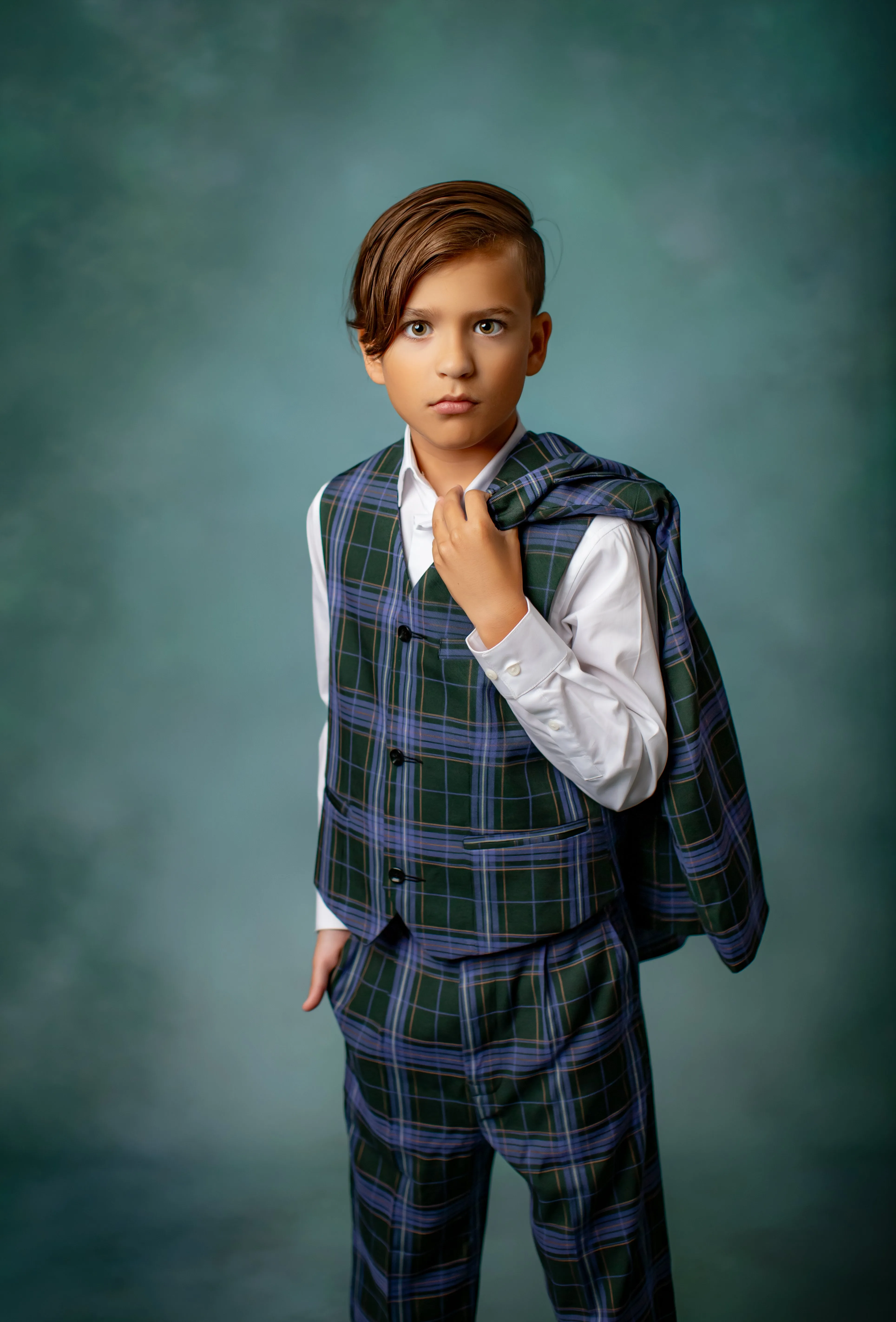 Boys' Suit Set | Pants, Vest, and Jacket | Stylish Outfit for Special Occasions