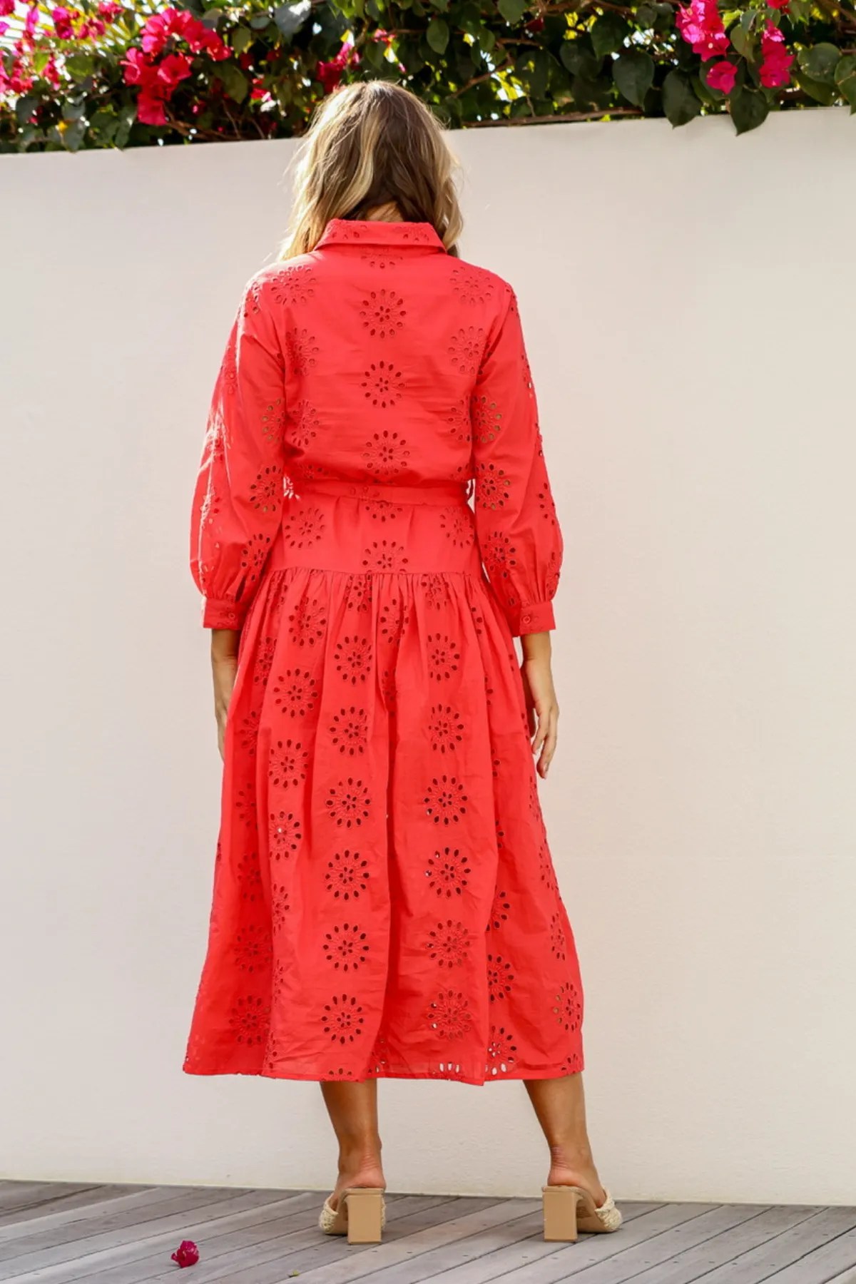 Charlotte Broderie Maxi Dress