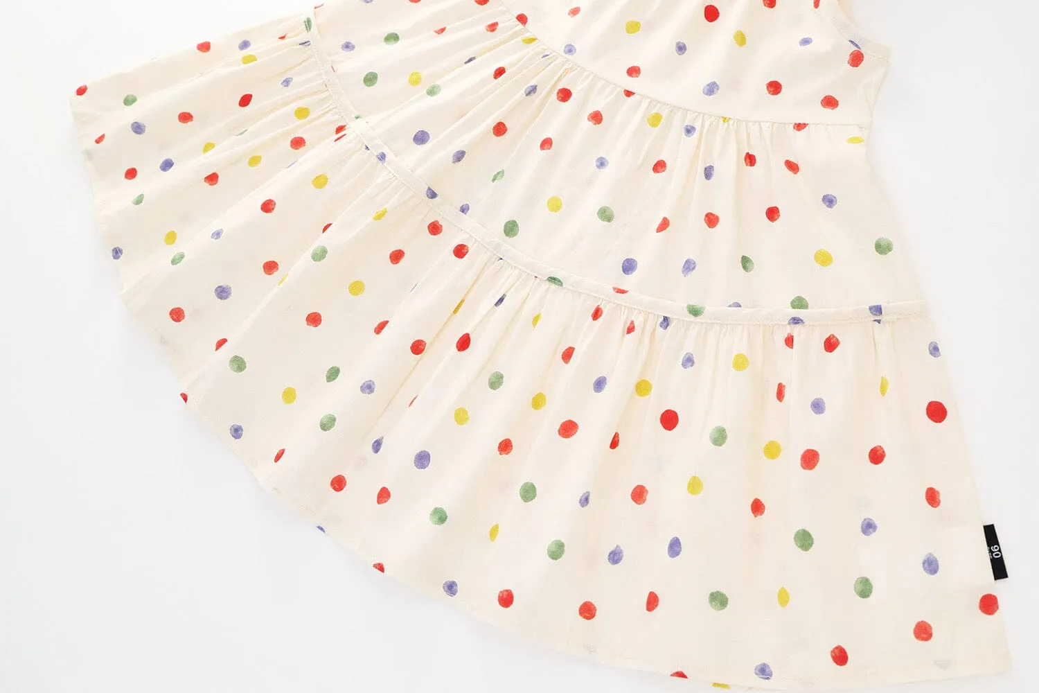Colorful Polka Dot Sleeveless Dress