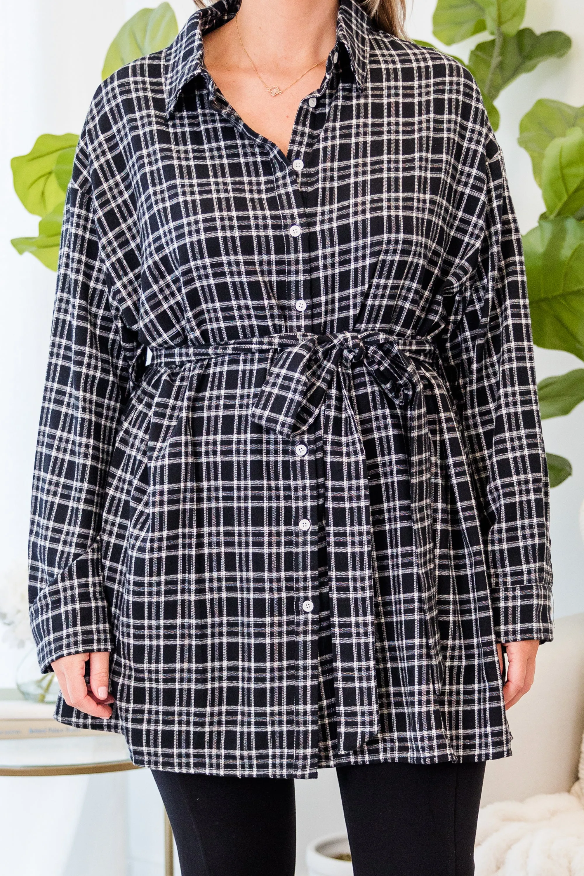 Coming Home To You Tunic, Black
