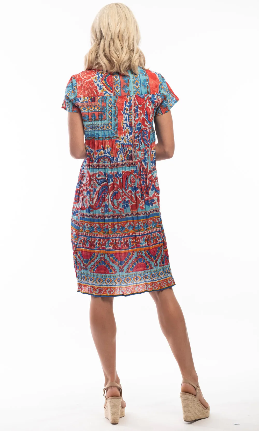 Cotton Dress Ezy Fit Matheran Red