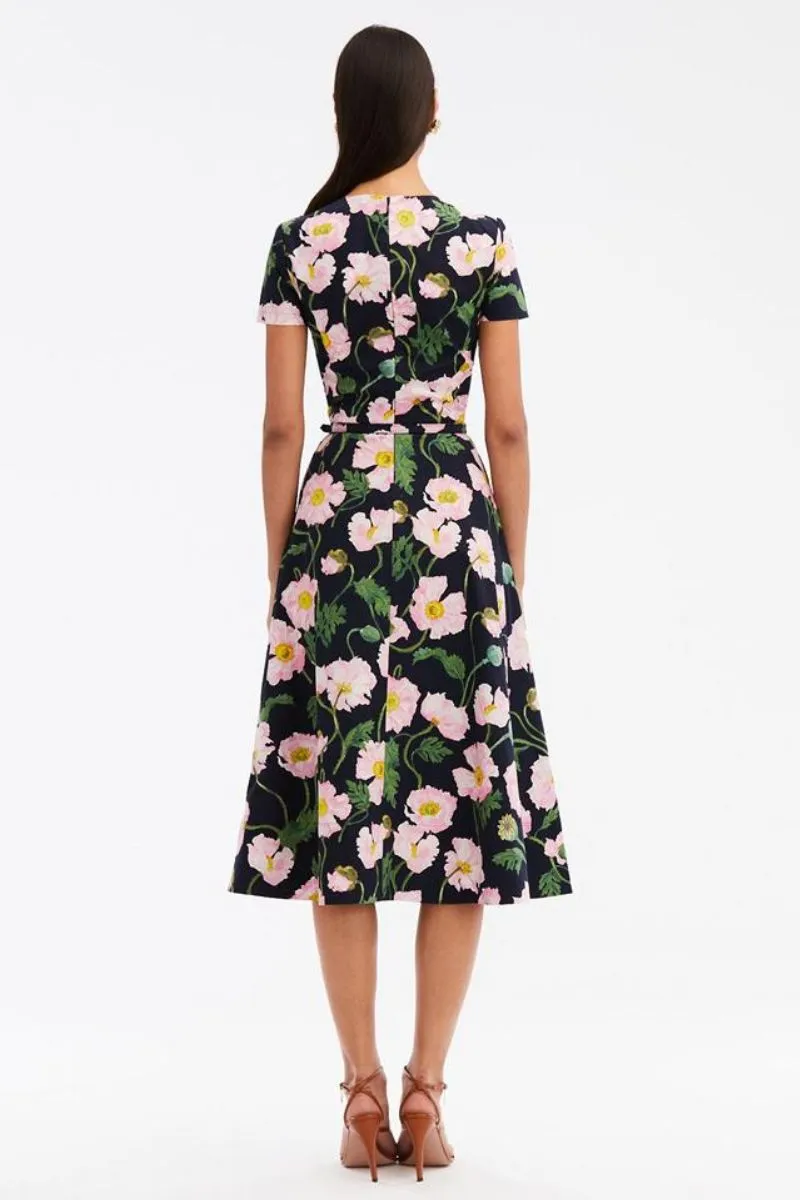 Cotton Poplin Twist Front Dress