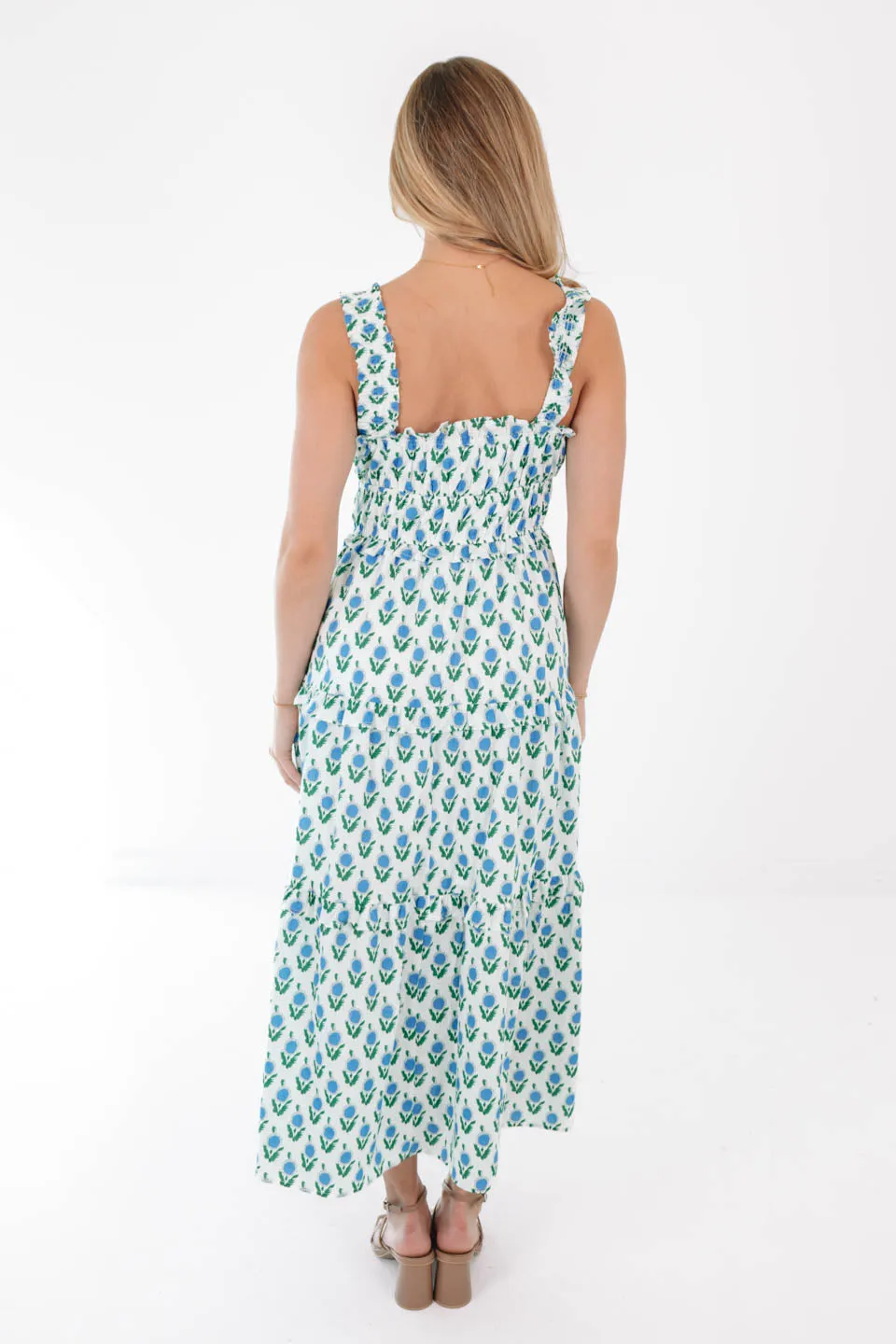 Dream Design Midi Dress - White
