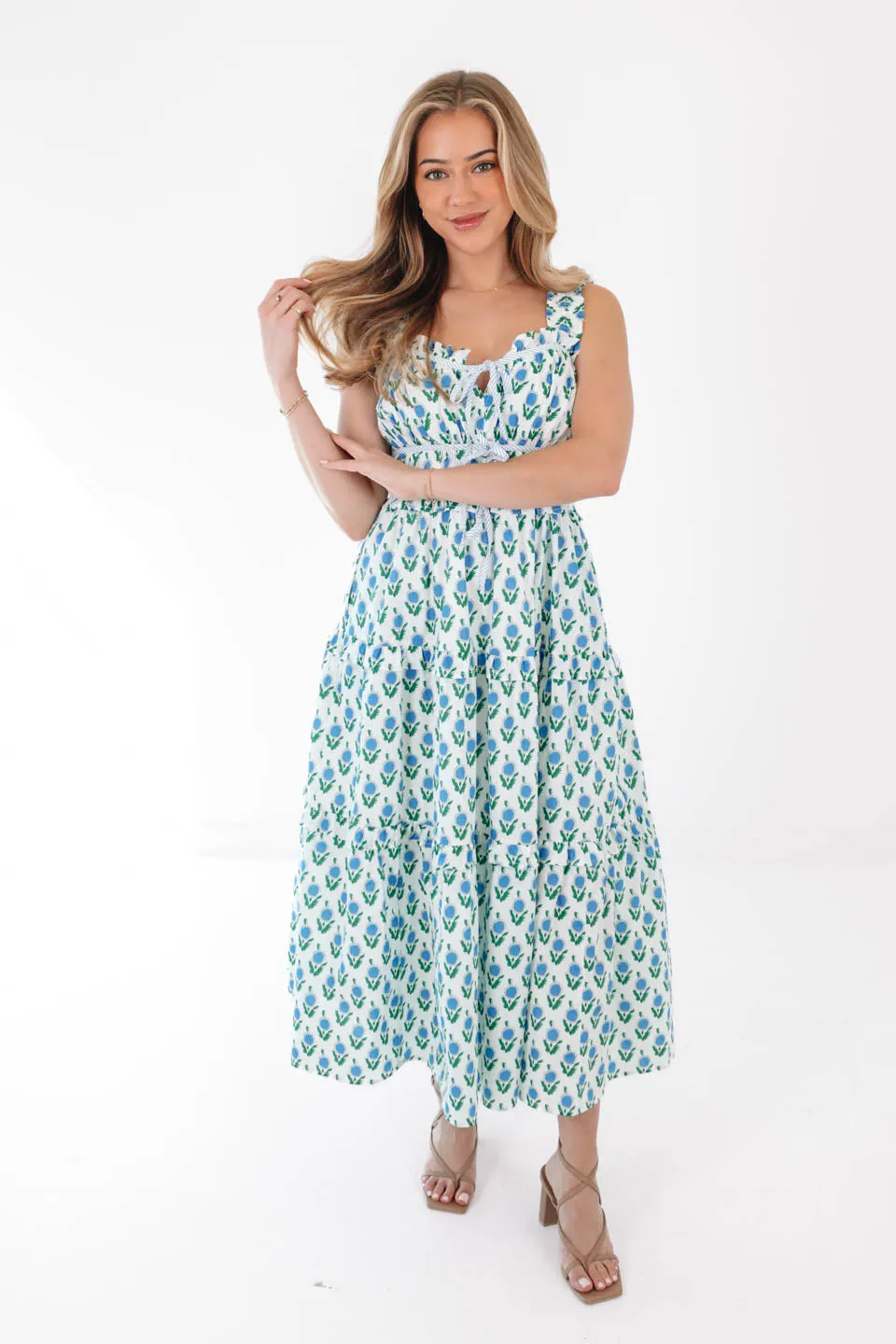 Dream Design Midi Dress - White