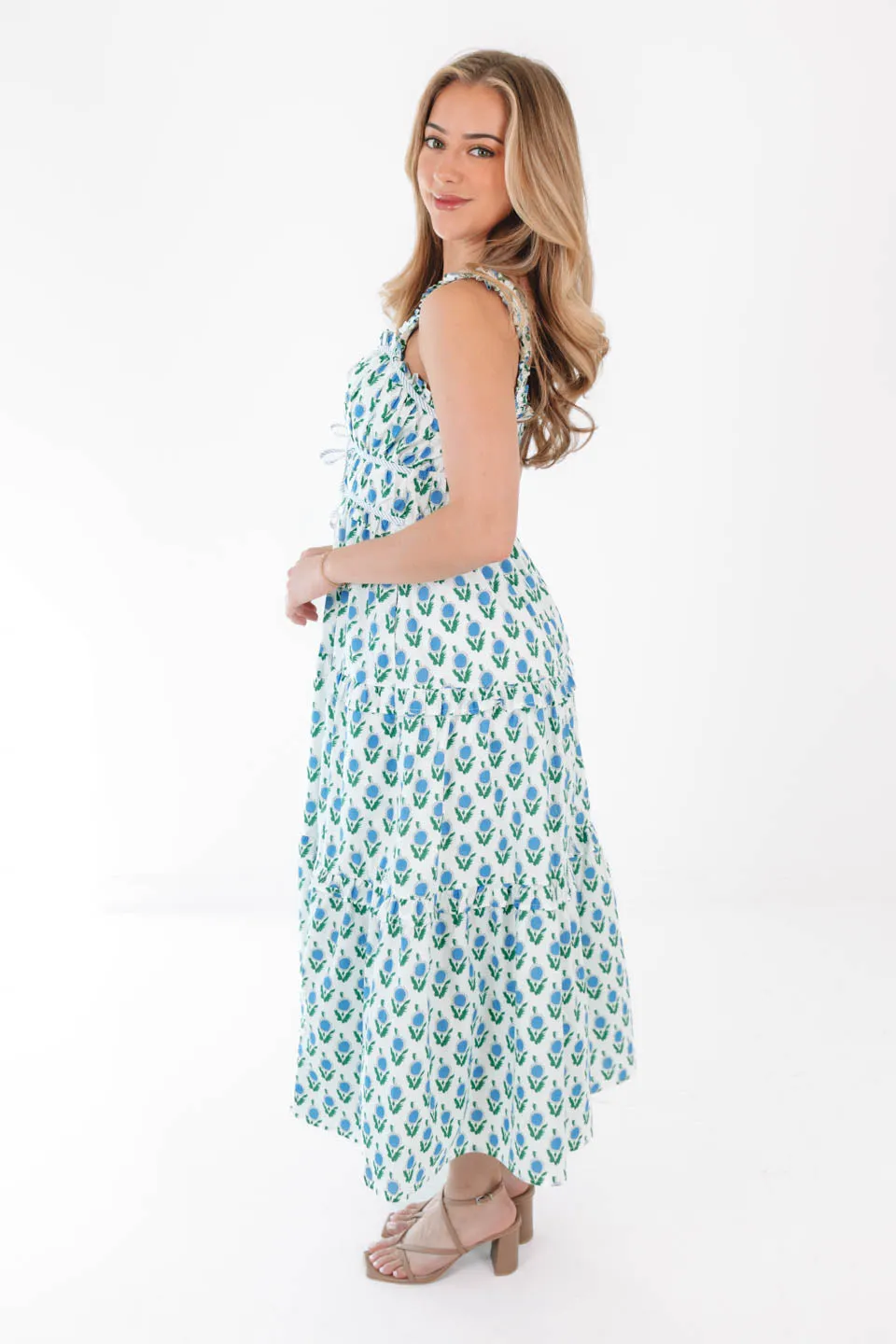 Dream Design Midi Dress - White