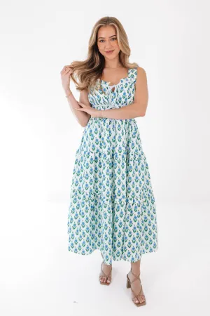 Dream Design Midi Dress - White