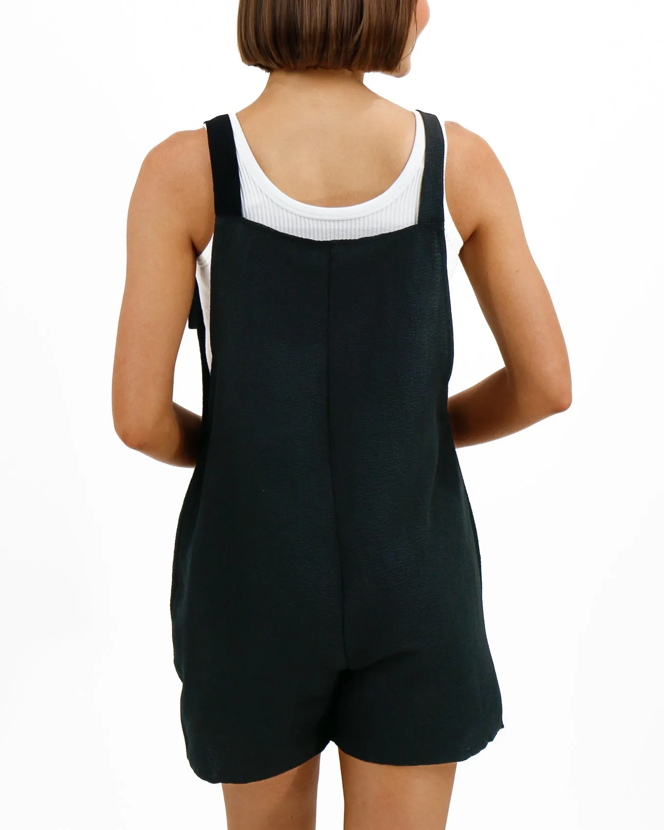 Easy Breezy Black Romper