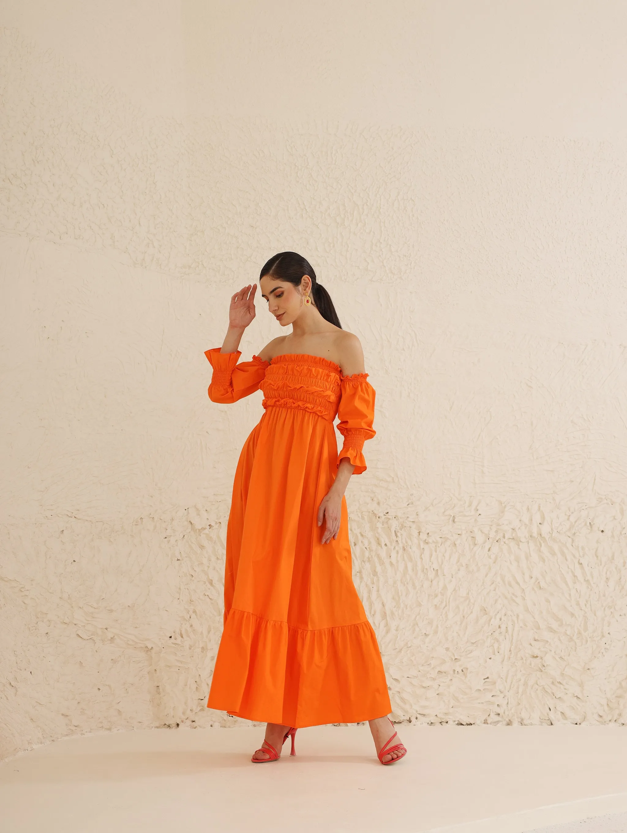Eden Dress (Orange)