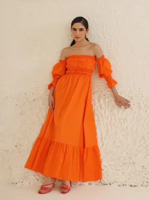 Eden Dress (Orange)