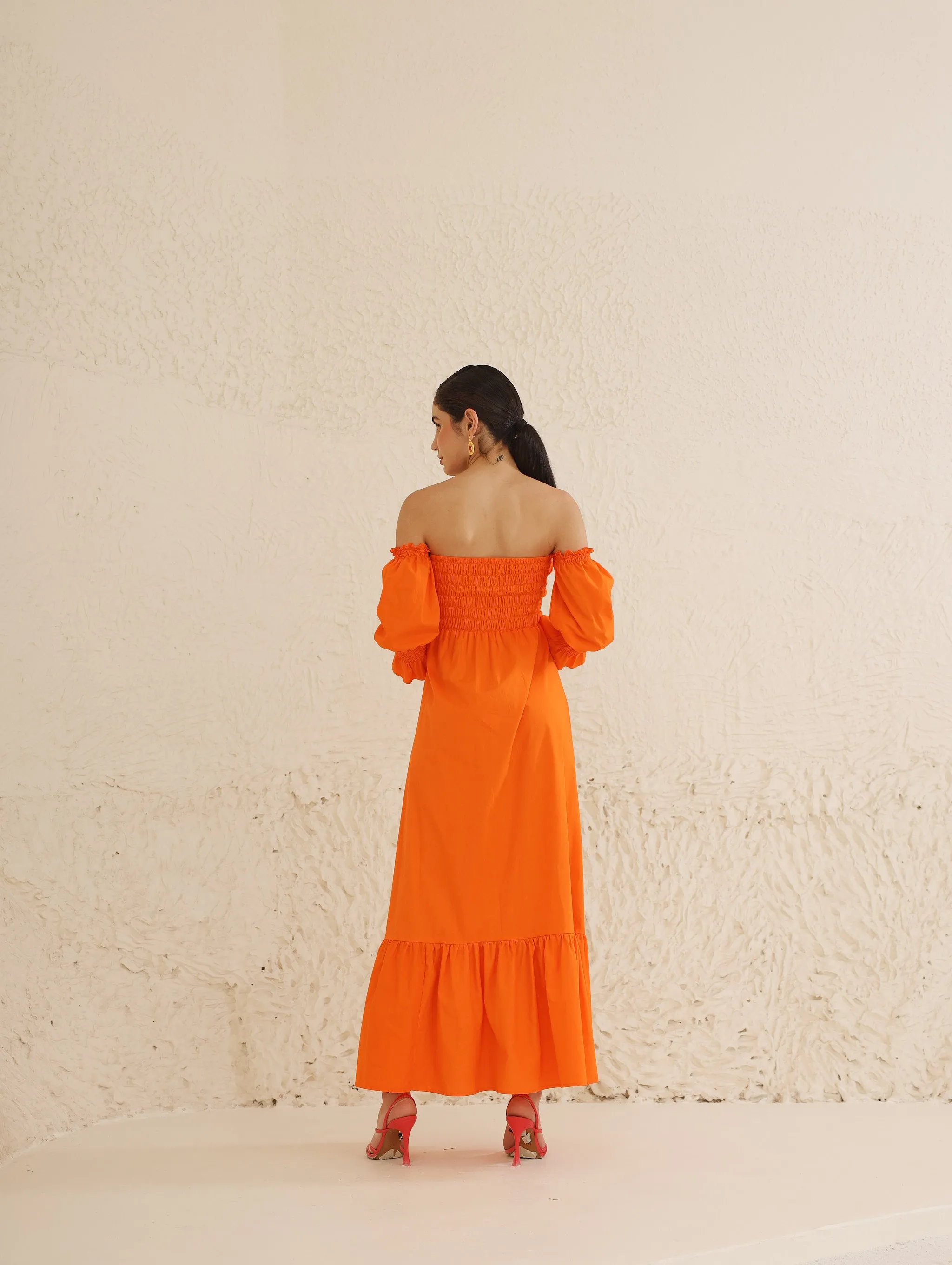 Eden Dress (Orange)
