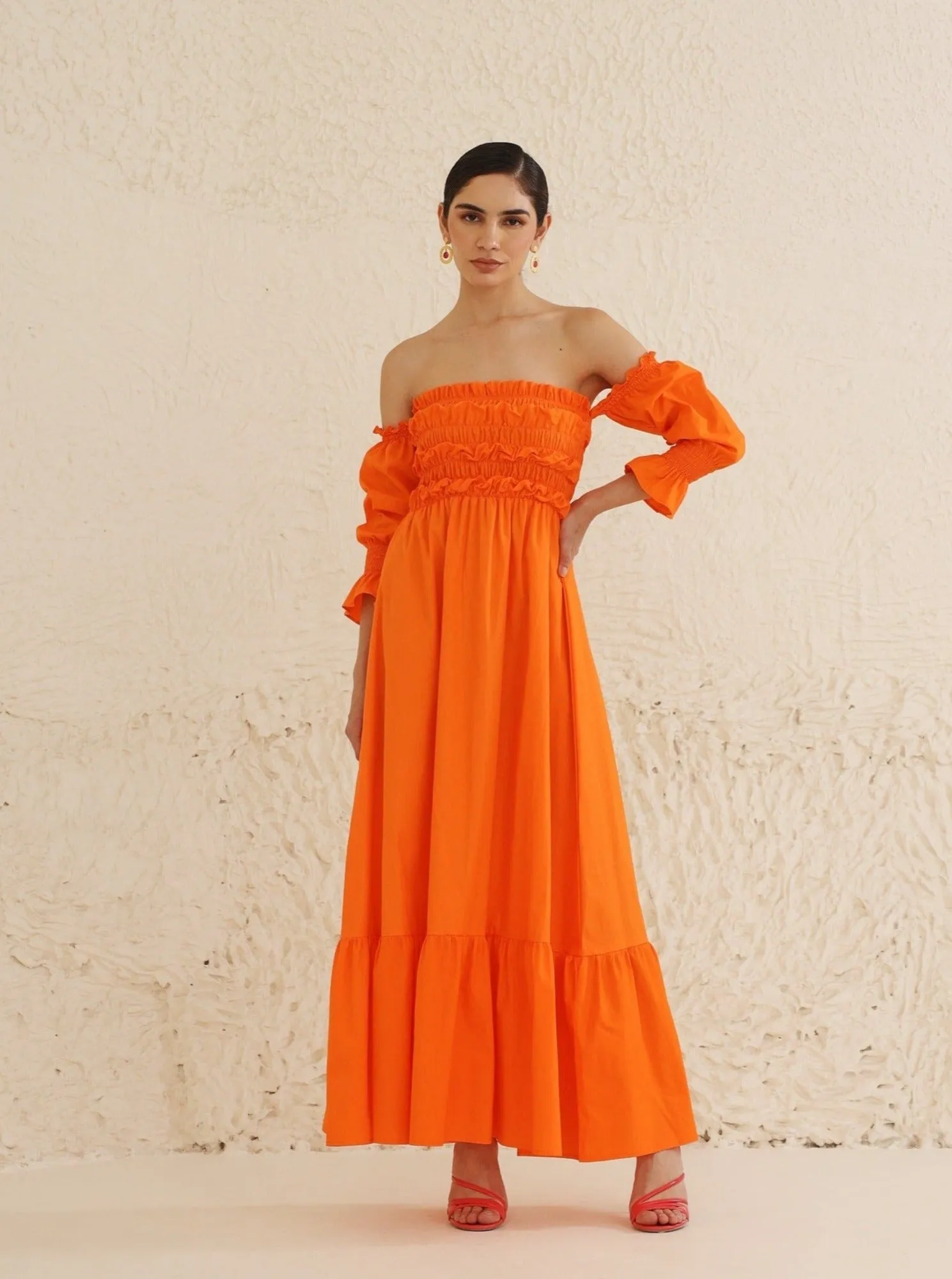 Eden Dress (Orange)