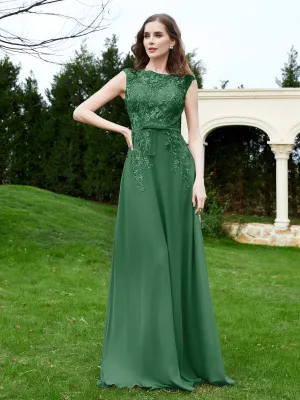 Elegant Illusion Lace Appliqued Dress With Buttons Dark Green Plus Size