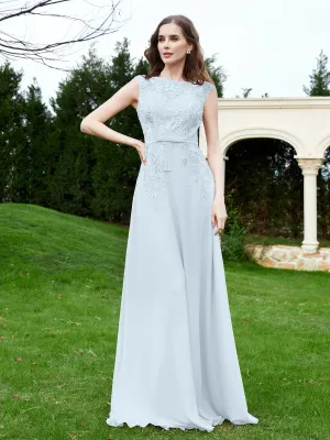 Elegant Illusion Lace Appliqued Dress With Buttons Mist Plus Size
