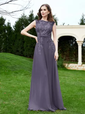 Elegant Illusion Lace Appliqued Dress With Buttons Stormy Plus Size
