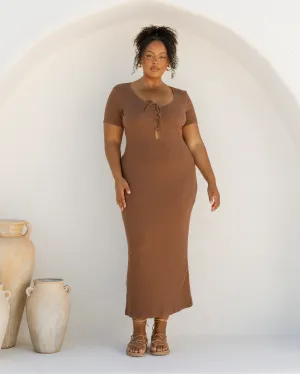 FINAL SALE | Mila Maxi Dress | Chocolate