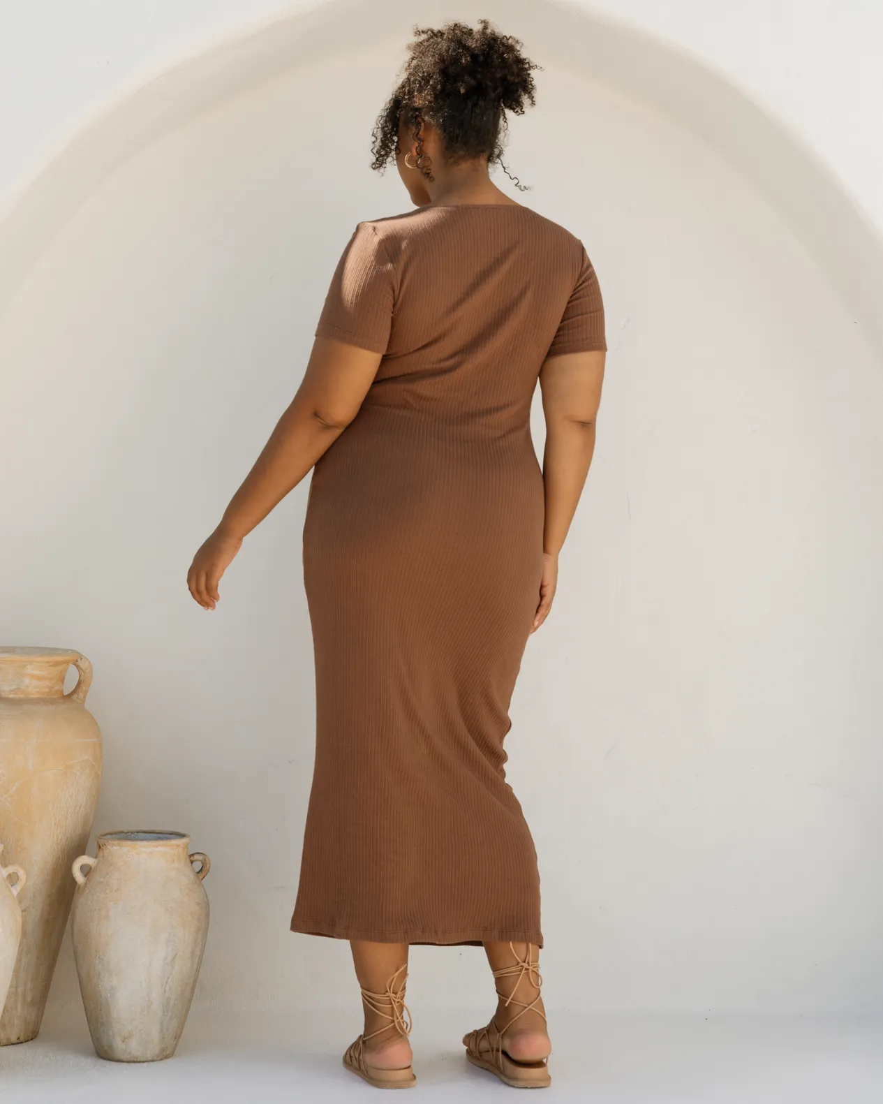FINAL SALE | Mila Maxi Dress | Chocolate