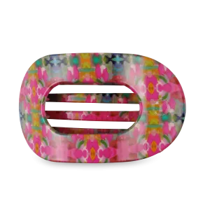Fuchsia Dream Flat Round Hair Clip