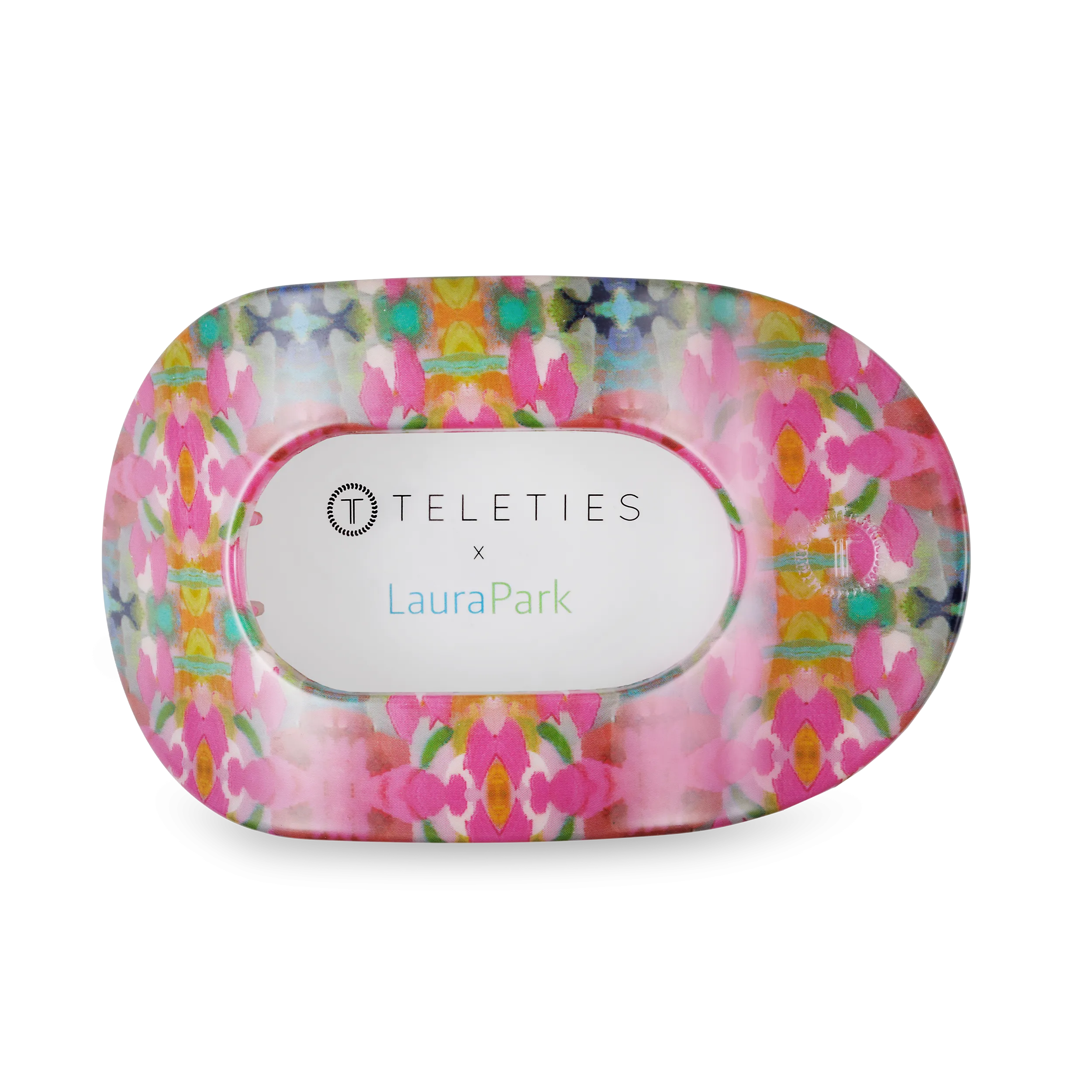 Fuchsia Dream Flat Round Hair Clip