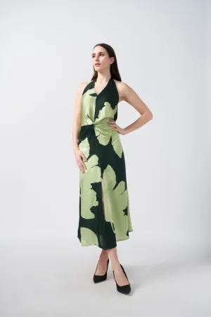 Garden Elegance Tie-Back Dress