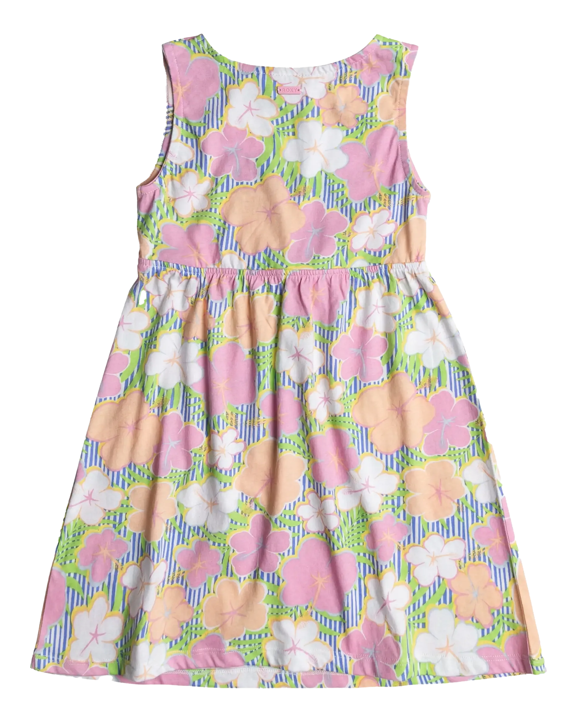 Girls Summer Air Dress in Ultramarine & Teenie Flower
