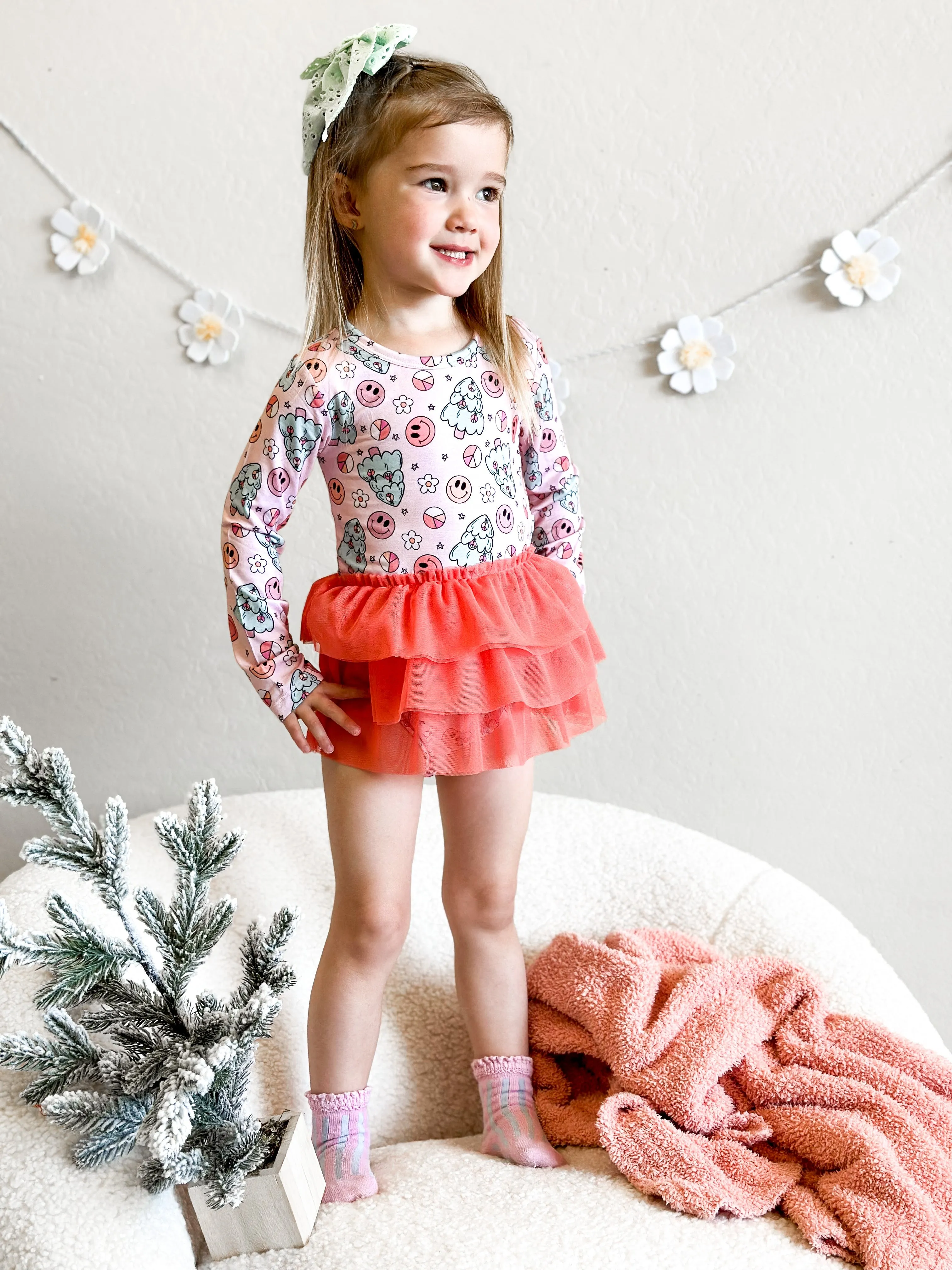 GROOVY & BRIGHT DREAM TUTU BODYSUIT DRESS