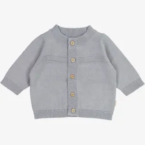 Knit Cardigan Sofus | Baby - cloudy sky