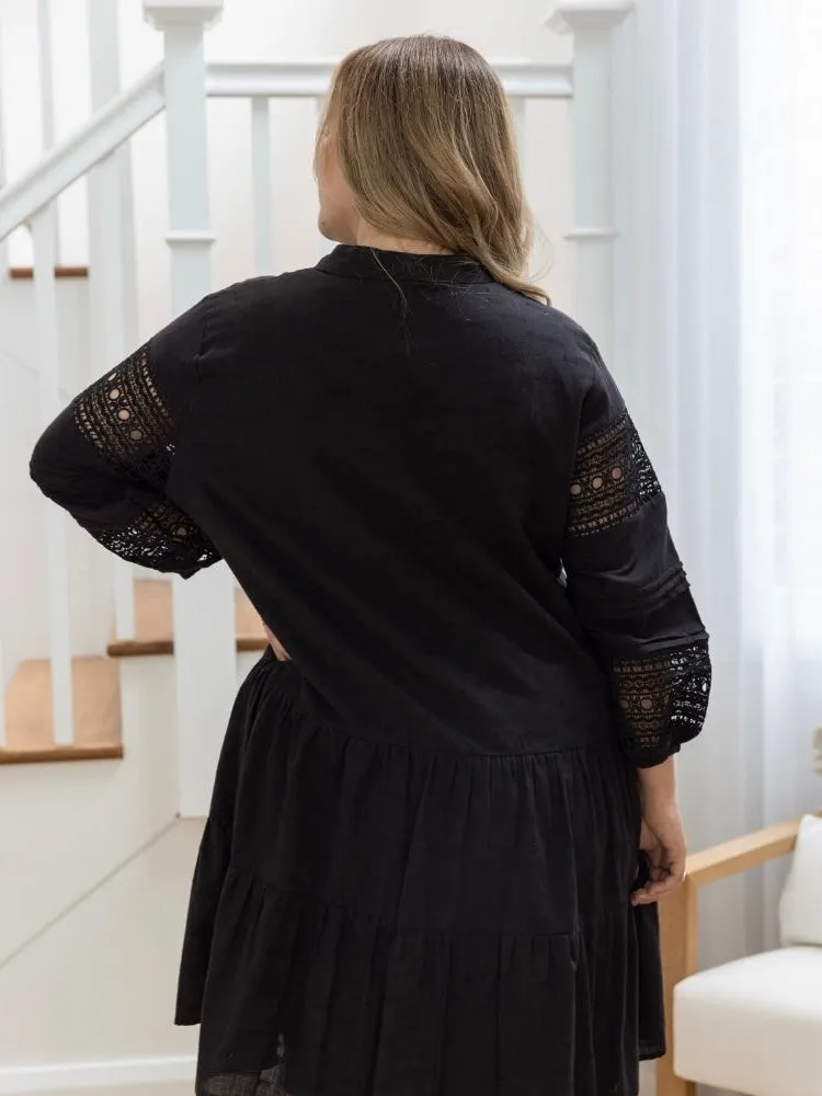 Lacey Dress- Black