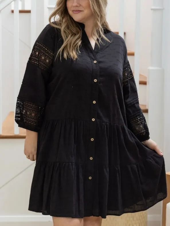 Lacey Dress- Black