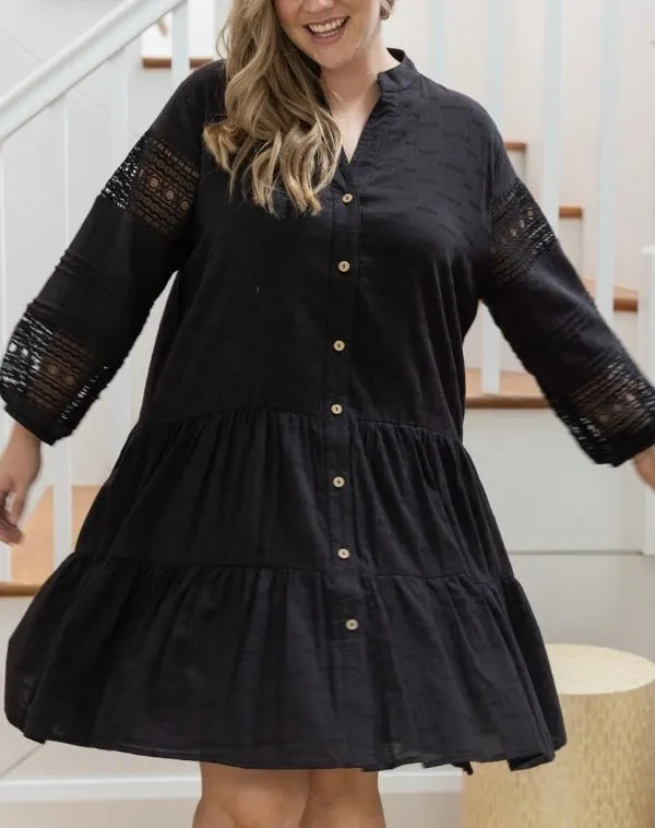 Lacey Dress- Black