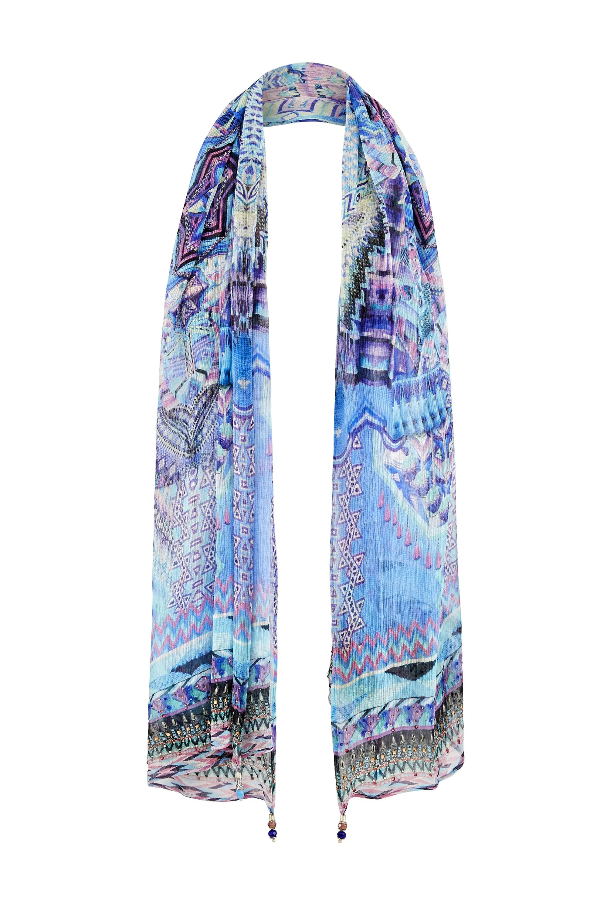 LONG SCARF THREADS OF COSMOS