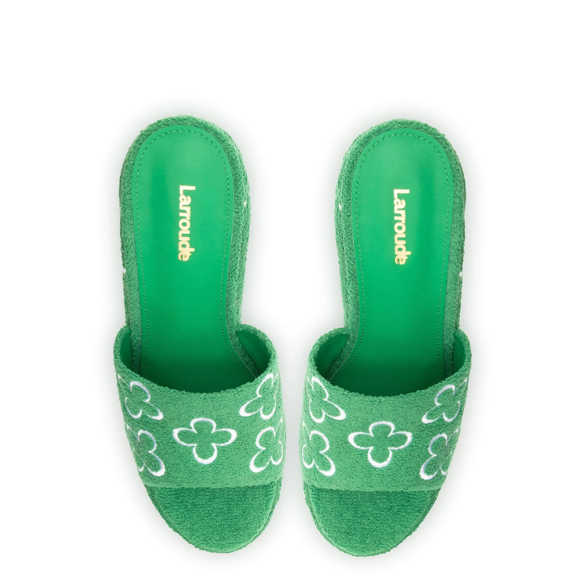 Margot Wedge In Evergreen Soft Towel