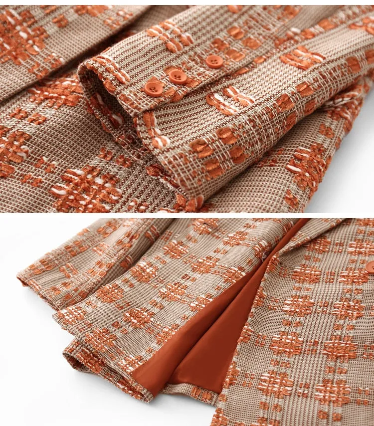 Minimalist Tweed Two Pieces Set