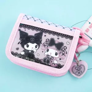 My Melody & Kuromi Gothic Lolita Bi-Fold Wallet