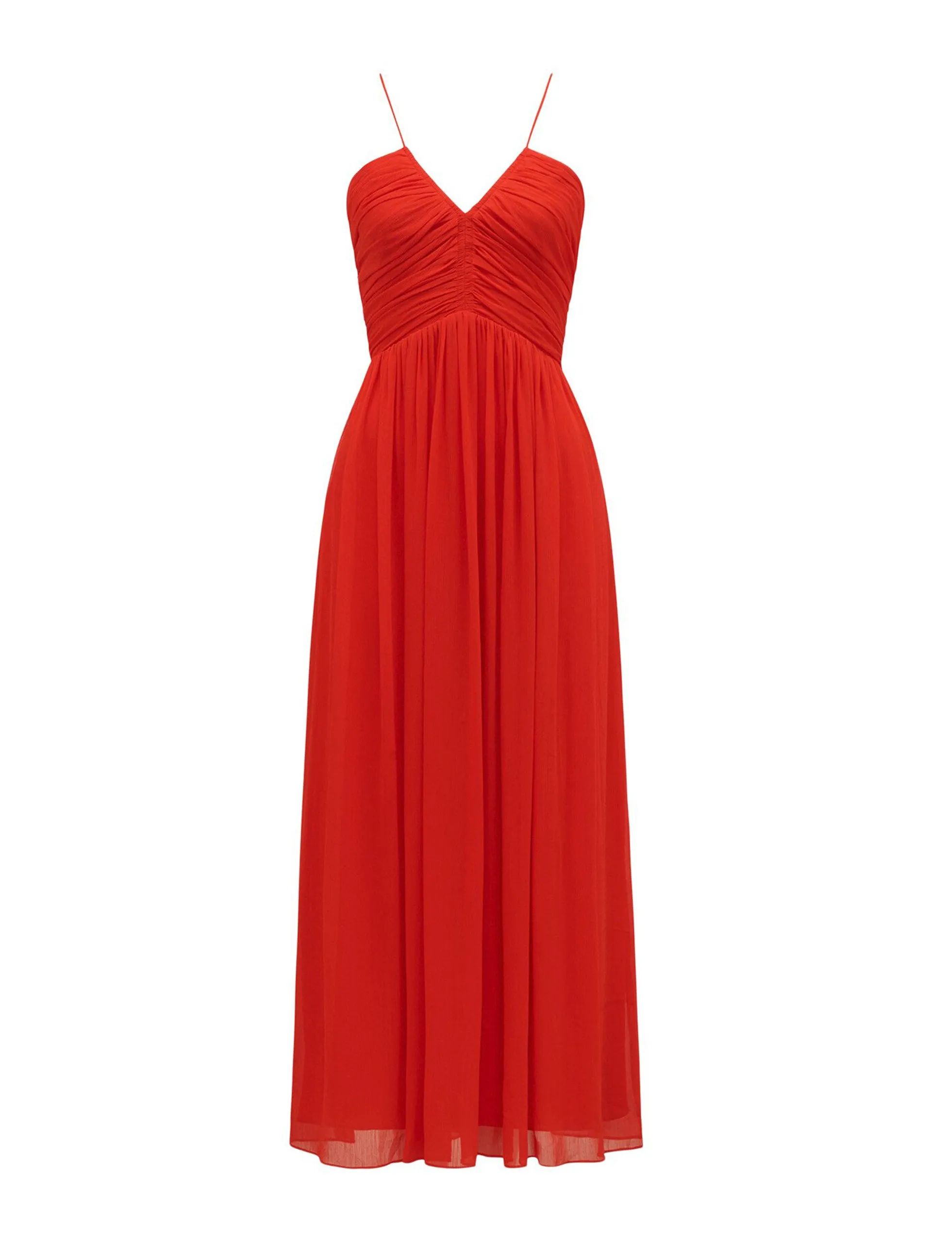 Nakita Ruched bodice maxi dress