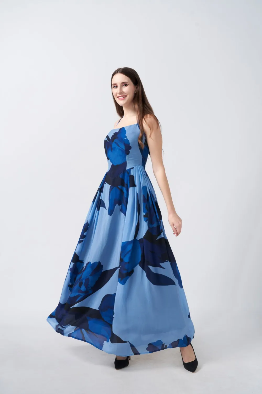 Ocean Breeze Floral Dress