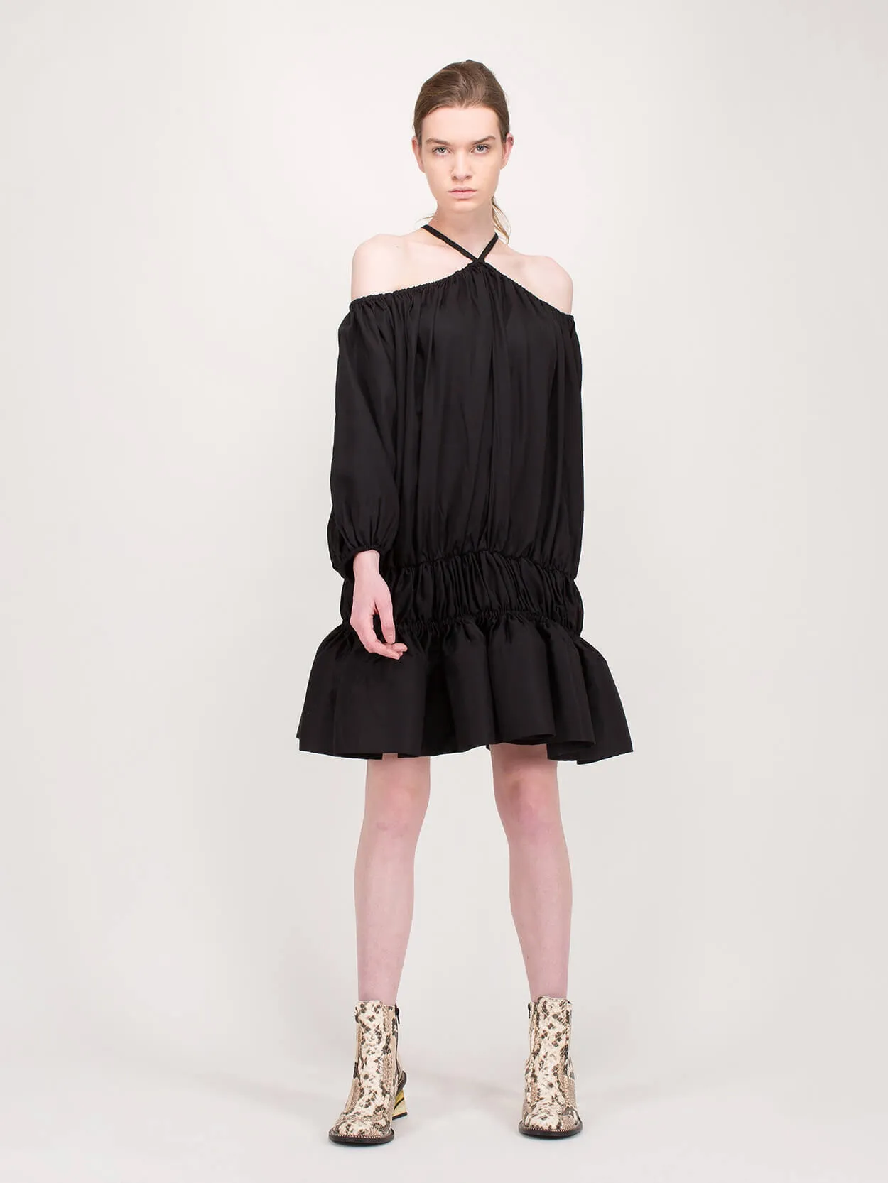 Off Shoulder Crinoline Dress