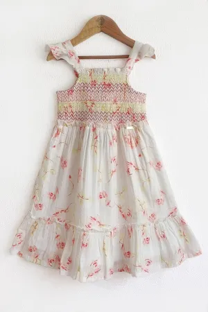 One Friday Off White Floral Dress