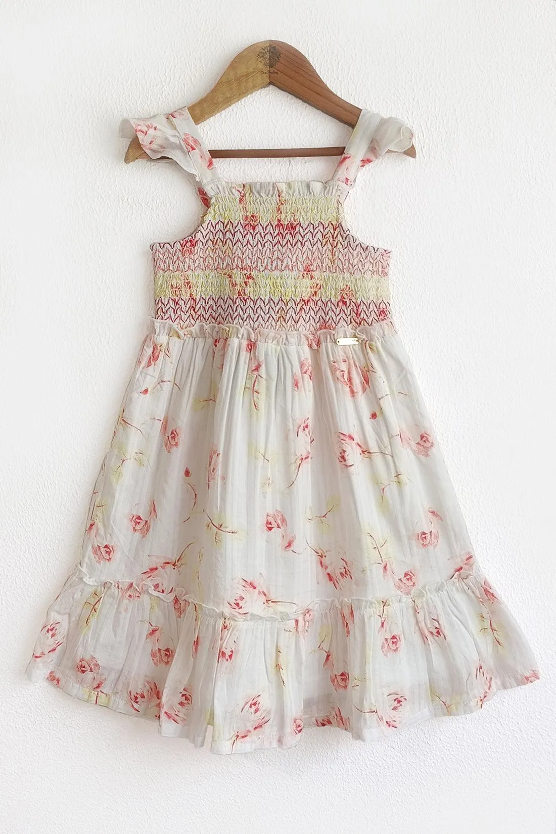 One Friday Off White Floral Dress