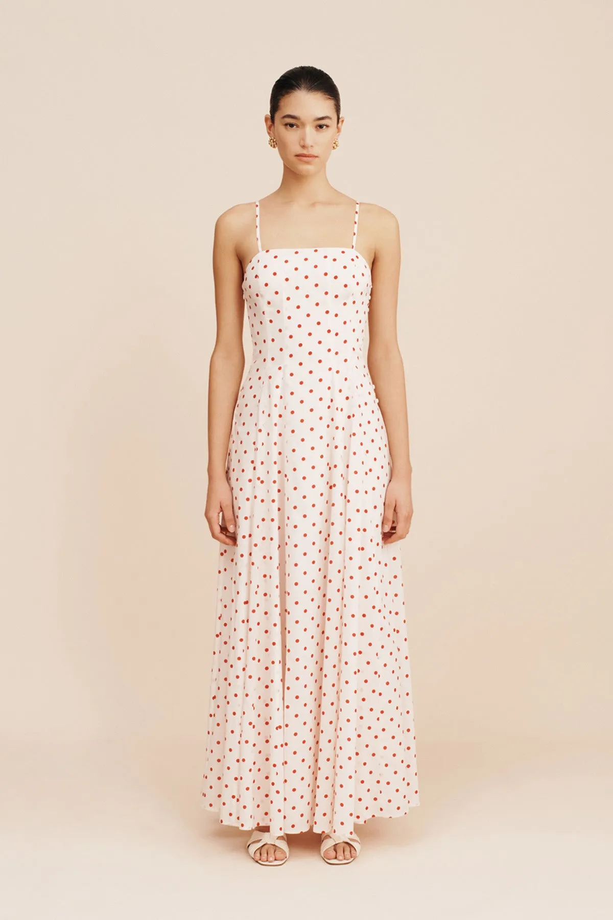 PALOMA MAXI DRESS - PETITE POLKA DOT